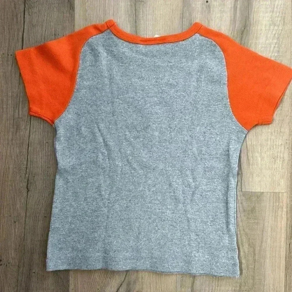 Vintage Next Generation all sports orange and grey baby tee size small - Picture 4 of 5